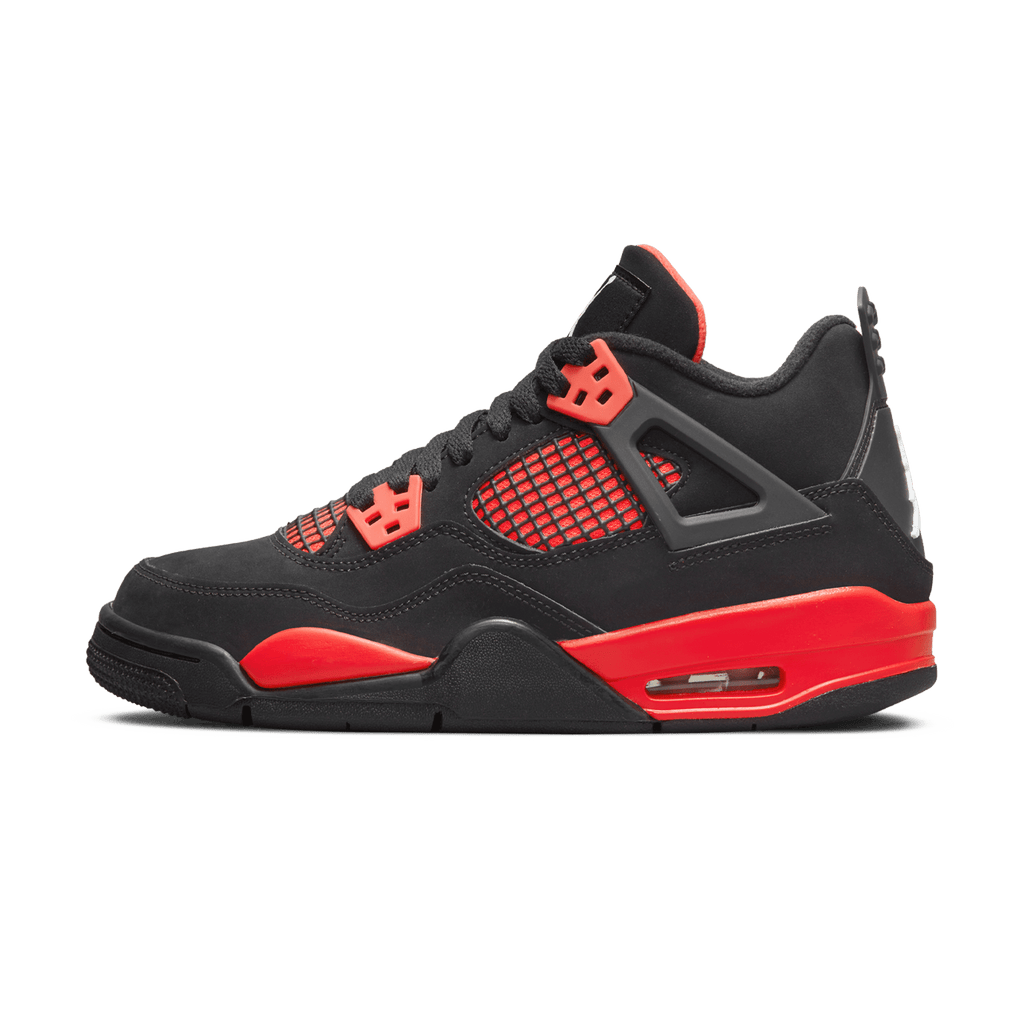 Air Jordan 4 Retro GS 'Red Thunder' — UK 13.5 | EU 32 | US 1Y — Front View