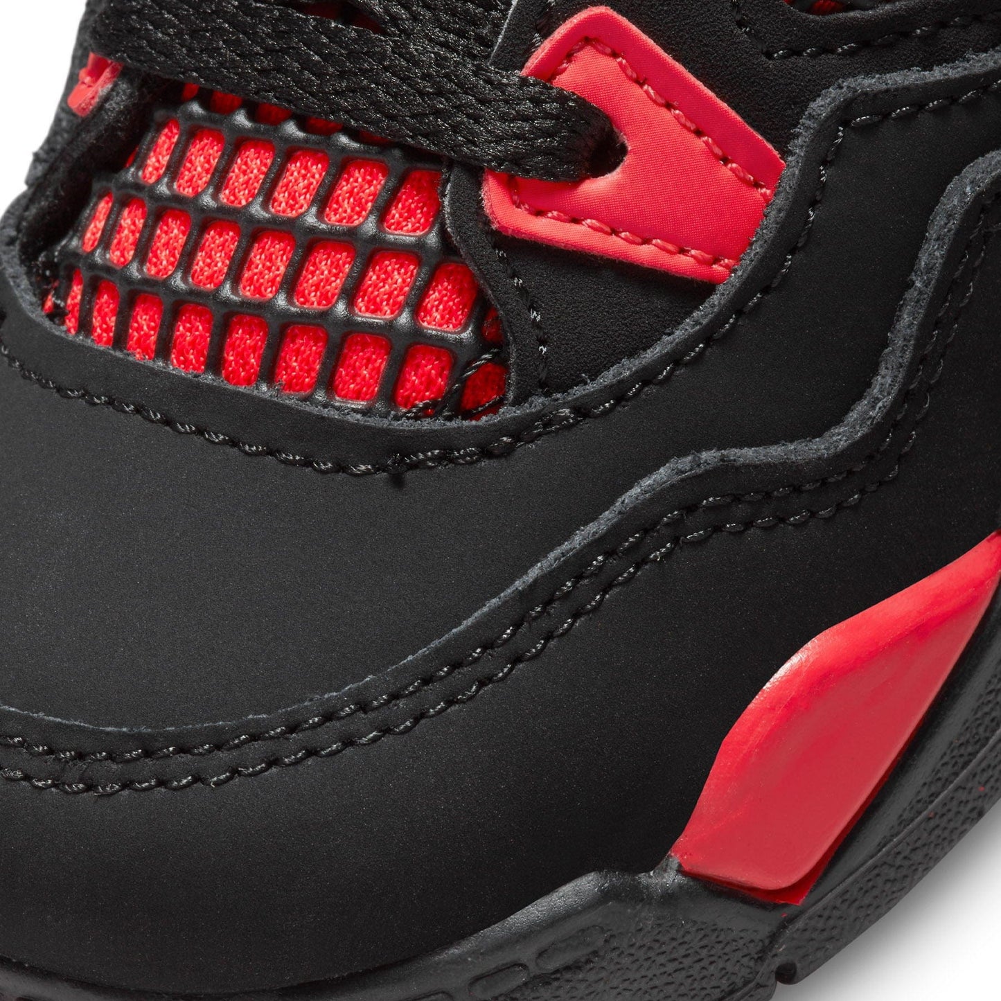 Air Jordan 4 Retro TD 'Red Thunder' — UK 0C | EU 15 | US 0C — Lifestyle View