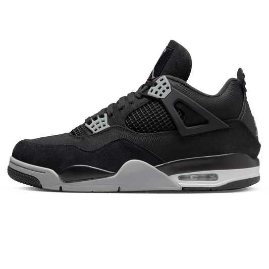 Air Jordan 4 Retro SE 'Black Canvas' — UK 3 | EU 35.5 | US 3.5 — Front View