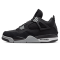 Air Jordan 4 Retro SE 'Black Canvas' — UK 3 | EU 35.5 | US 3.5 — Front View