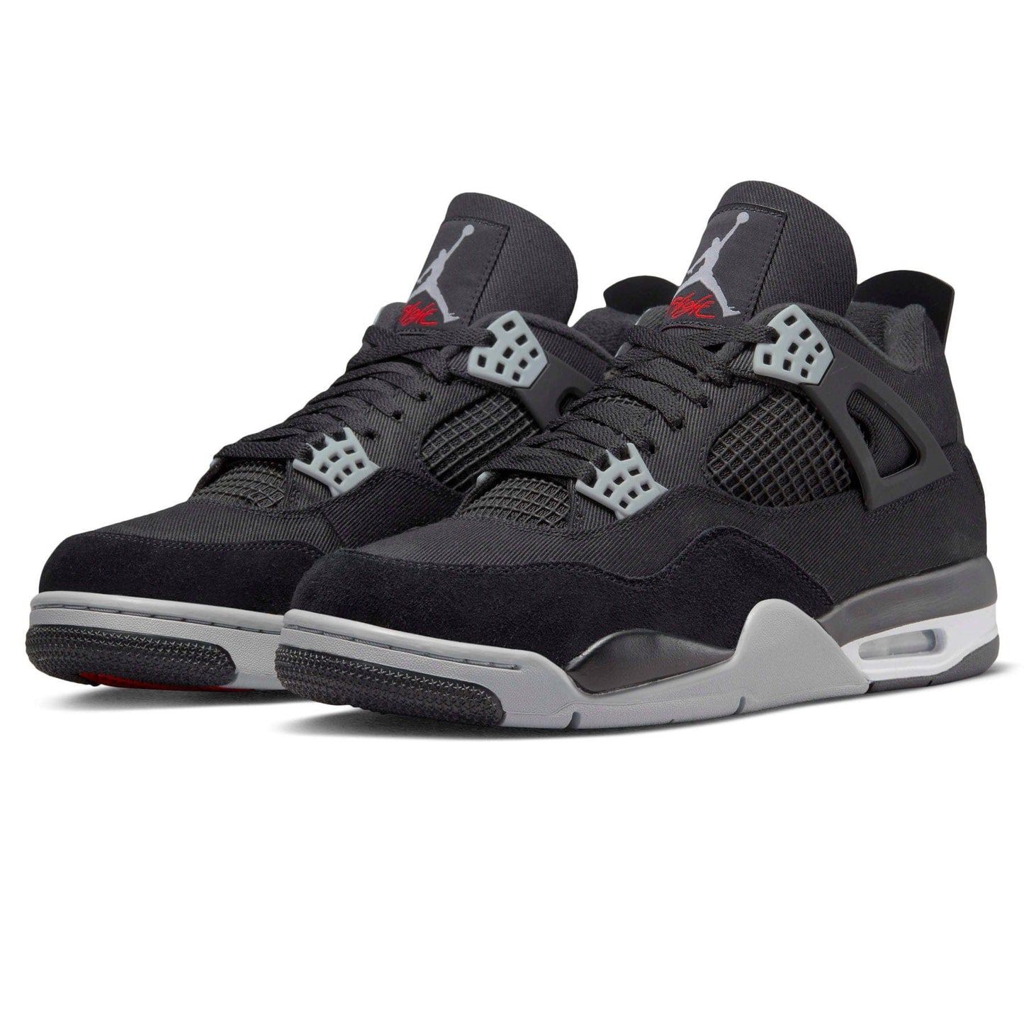 Air Jordan 4 Retro SE 'Black Canvas' — UK 3 | EU 35.5 | US 3.5 — Side View