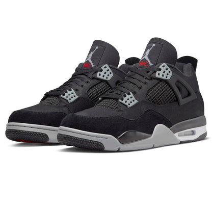 Air Jordan 4 Retro SE 'Black Canvas' — UK 3 | EU 35.5 | US 3.5 — Side View