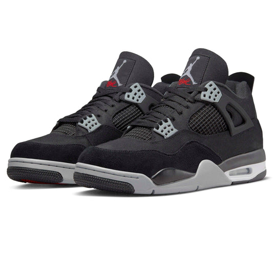 Air Jordan 4 Retro SE 'Black Canvas' — UK 3 | EU 35.5 | US 3.5 — Side View