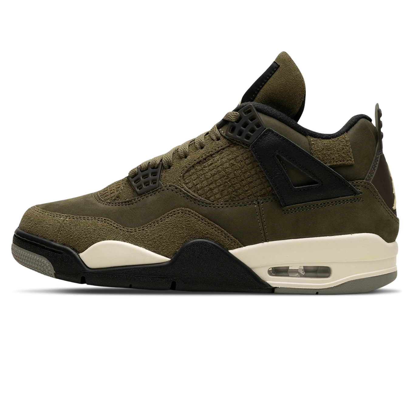 Air Jordan 4 Retro SE 'Craft Olive' — 3 UK — Front View