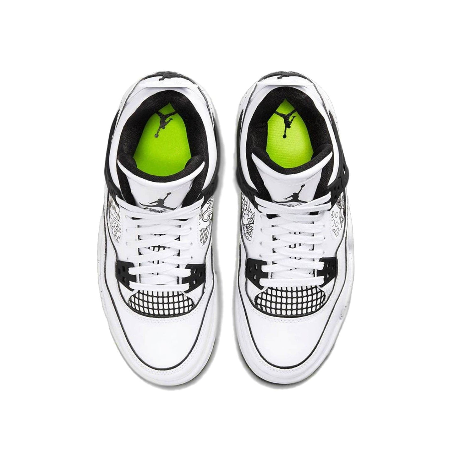 Air Jordan 4 Retro GS 'DIY' — UK 13.5 | EU 32 | US 1Y — Back View