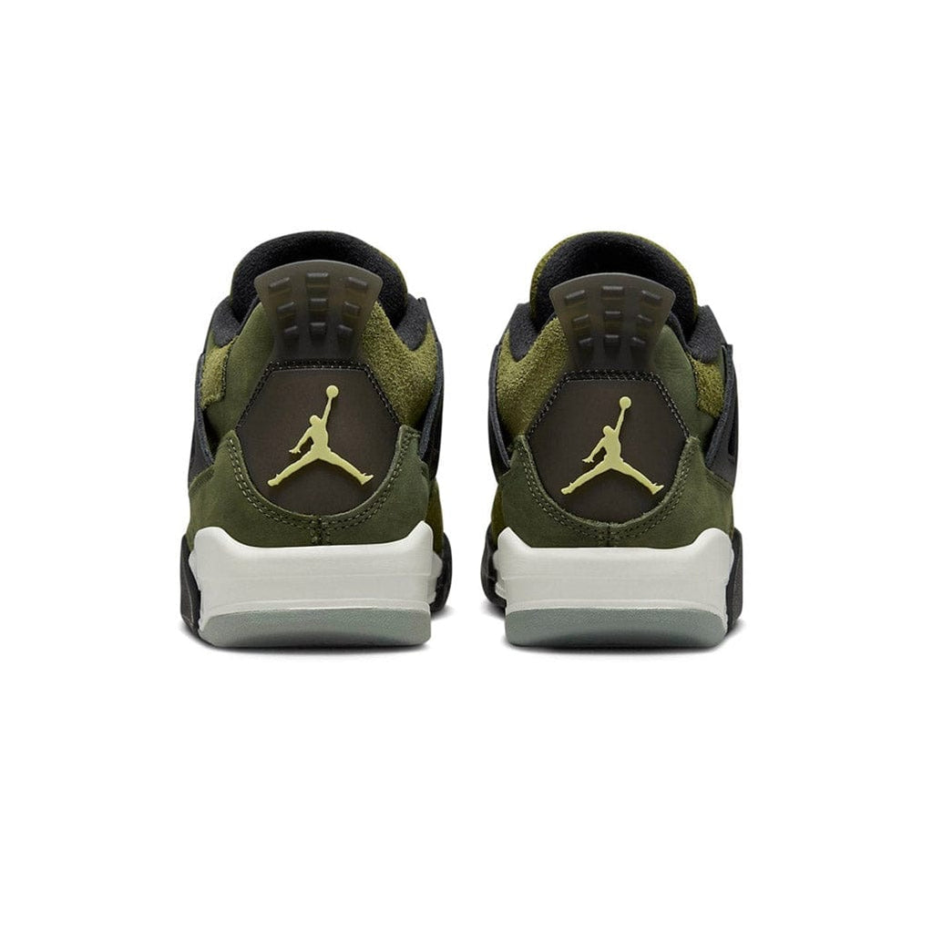 Air Jordan 4 Retro SE GS 'Craft Olive' — 3 UK — Detail View