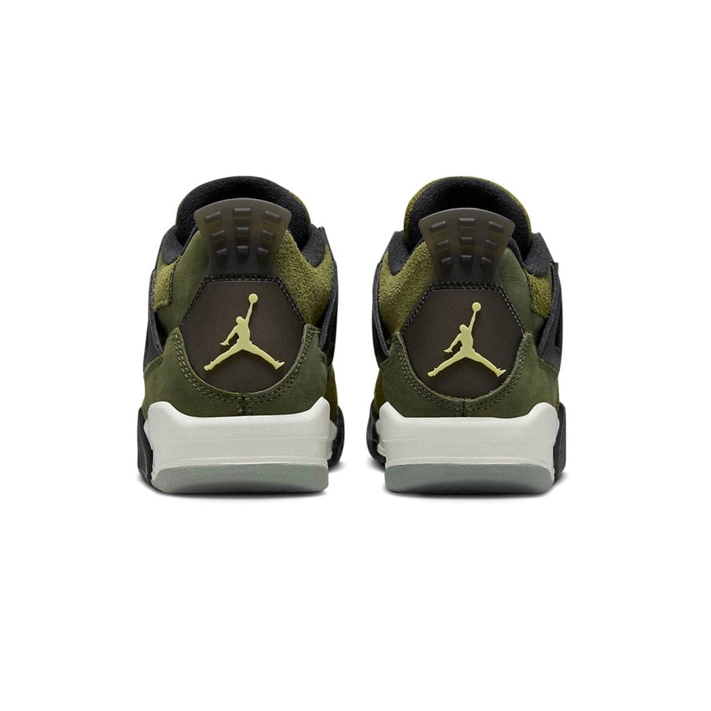 Air Jordan 4 Retro SE GS 'Craft Olive' — 3 UK — Detail View