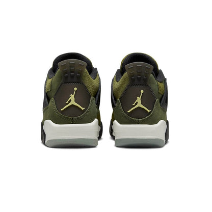 Air Jordan 4 Retro SE GS 'Craft Olive' — 3 UK — Detail View