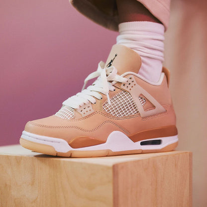 Air Jordan 4 Retro Wmns 'Shimmer' — UK 2.5 | EU 35.5 | US 5 — Lifestyle View