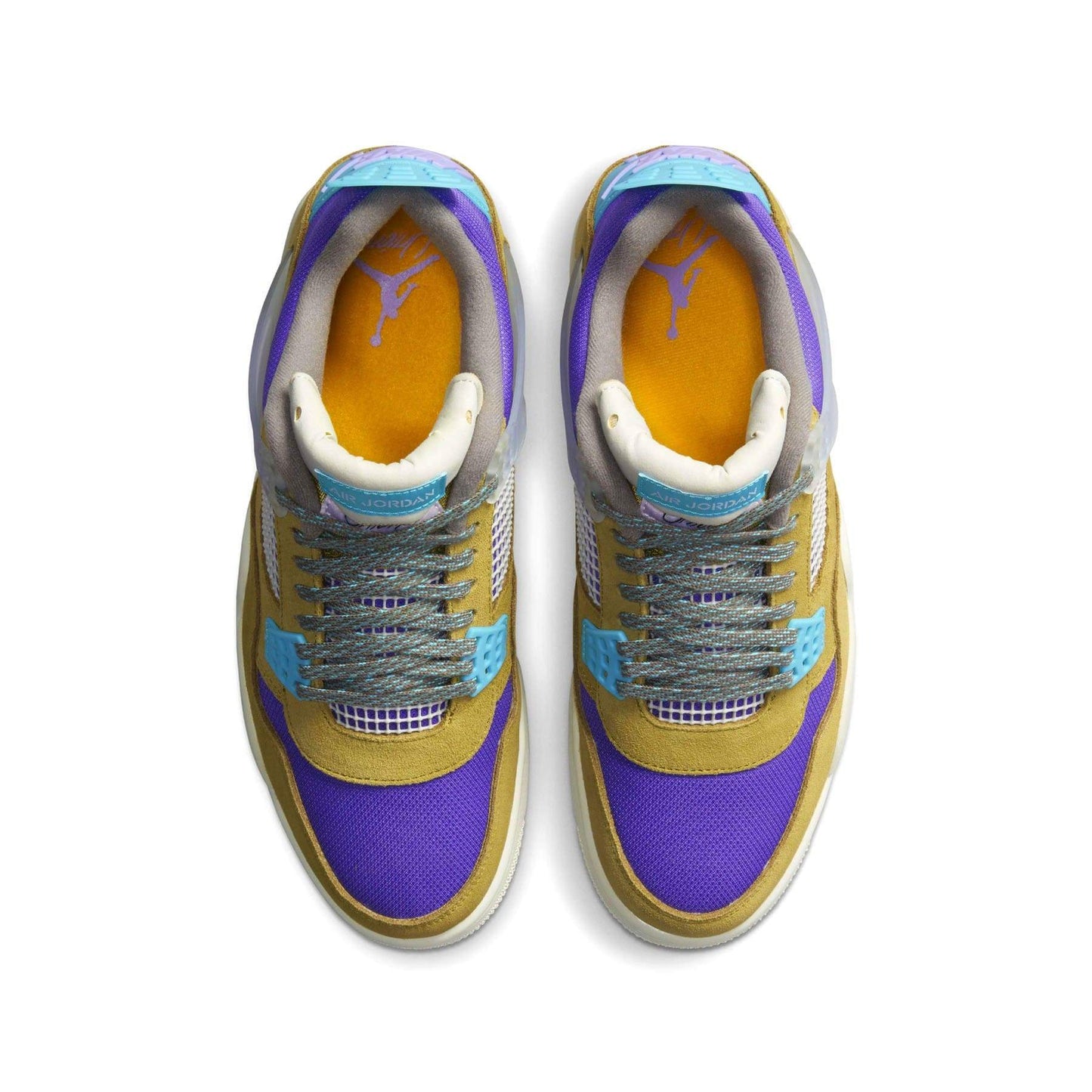 Union LA x Air Jordan 4 Retro ‘Desert Moss’ — UK 3 | EU 35.5 | US 3.5 — Back View