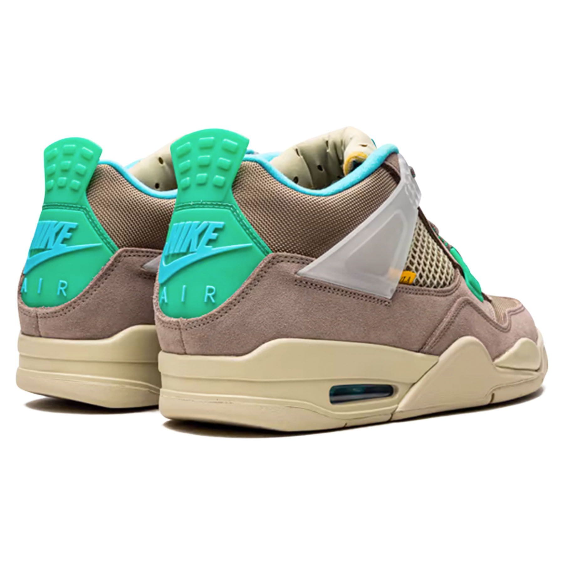 Union LA x Air Jordan 4 Retro 'Taupe Haze' — UK 3 | EU 35.5 | US 3.5 — Back View