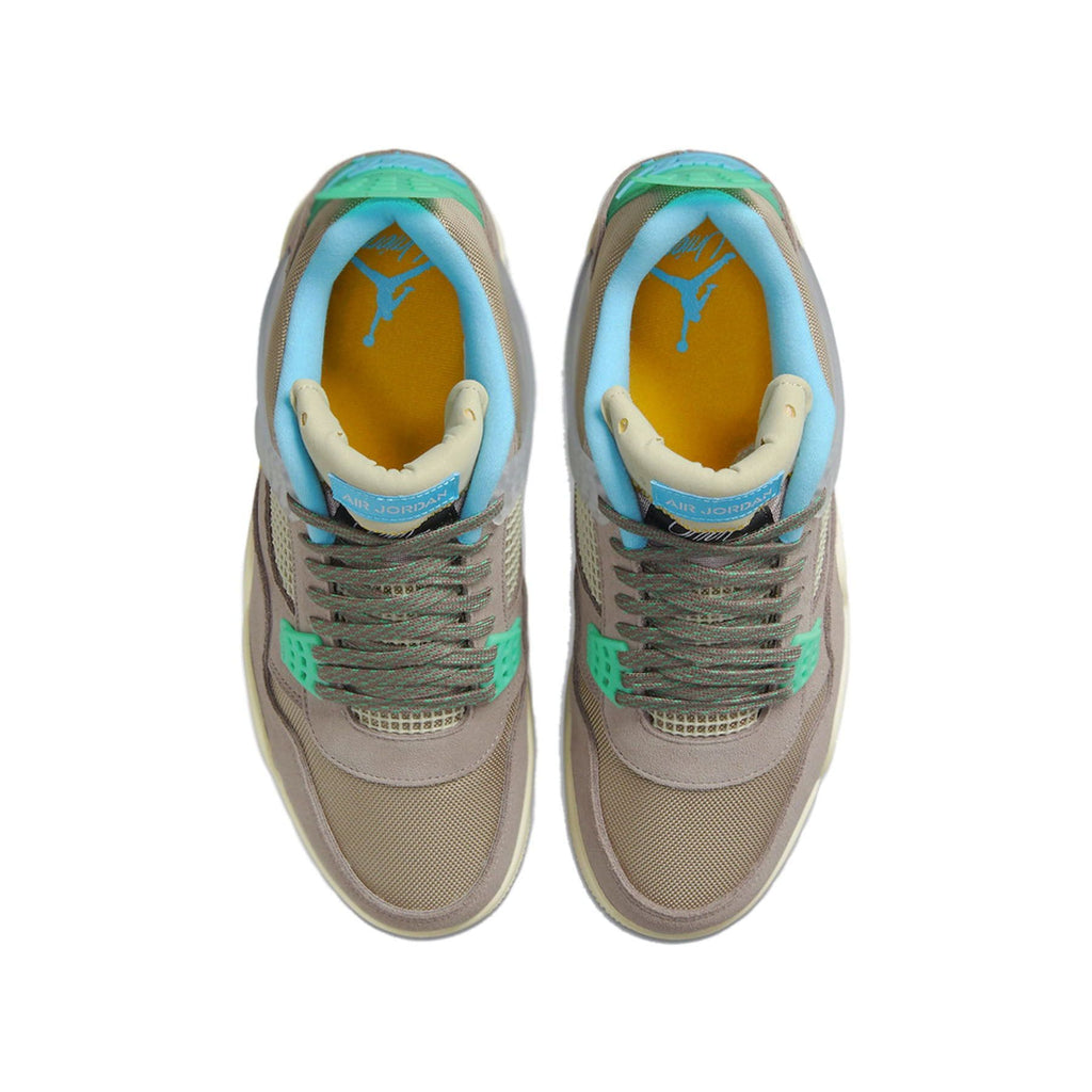 Union LA x Air Jordan 4 Retro 'Taupe Haze' — UK 3 | EU 35.5 | US 3.5 — Top View
