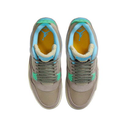 Union LA x Air Jordan 4 Retro 'Taupe Haze' — UK 3 | EU 35.5 | US 3.5 — Top View