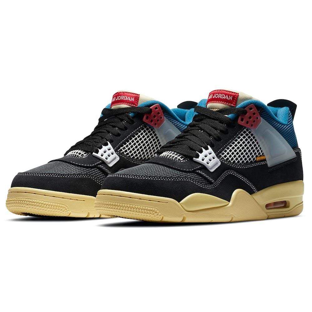 Union LA x Air Jordan 4 Retro 'Off Noir' — UK 3 | EU 35.5 | US 3.5 — Back View