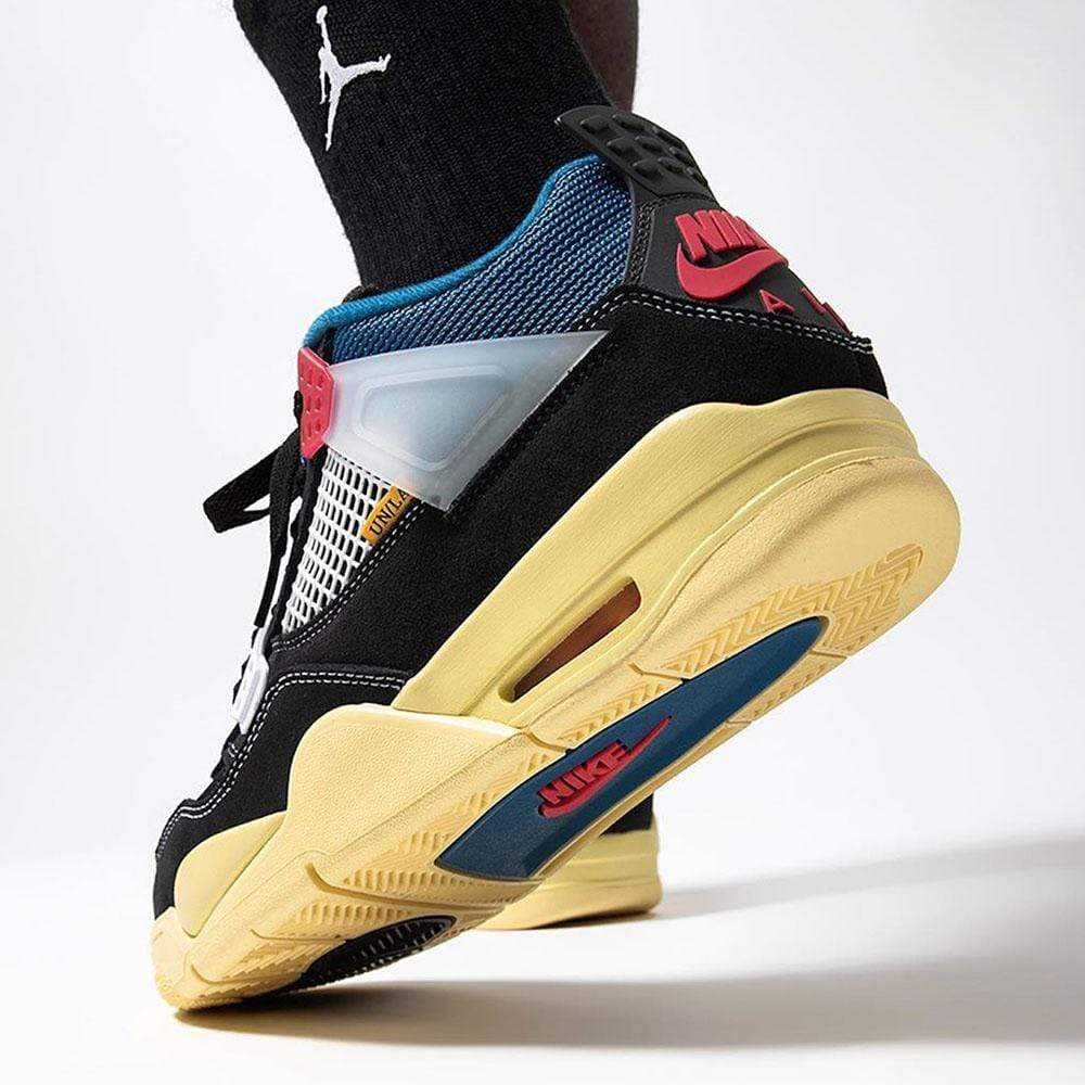 Union LA x Air Jordan 4 Retro 'Off Noir' — UK 3 | EU 35.5 | US 3.5 — Alternate View 9