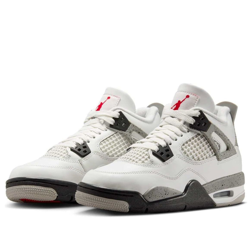 Jordan 4 Retro White Cement 2025 GS — 3 UK — Back View