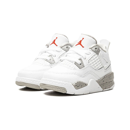 Air Jordan 4 Retro TD 'White Oreo' — UK 0C | EU 15 | US 0C — Side View