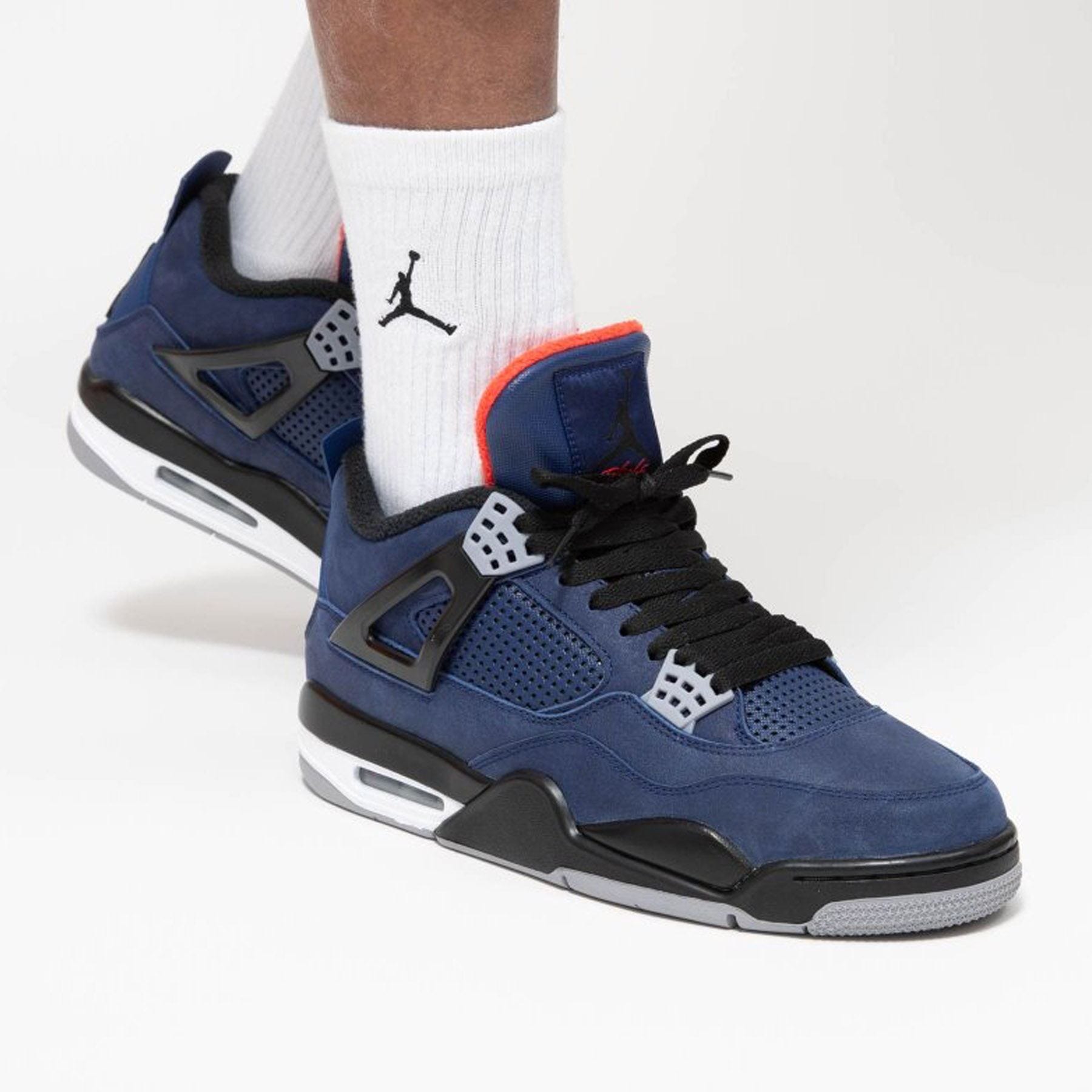 Air Jordan 4 Winter 'Loyal Blue' — UK 3 | EU 35.5 | US 3.5 — Lifestyle View