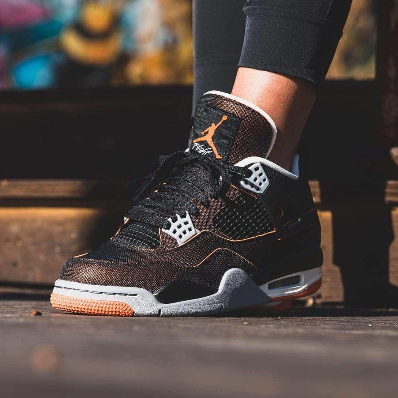 Air Jordan 4 Wmns Retro 'Starfish' — UK 2.5 | EU 35.5 | US 5 — Lifestyle View