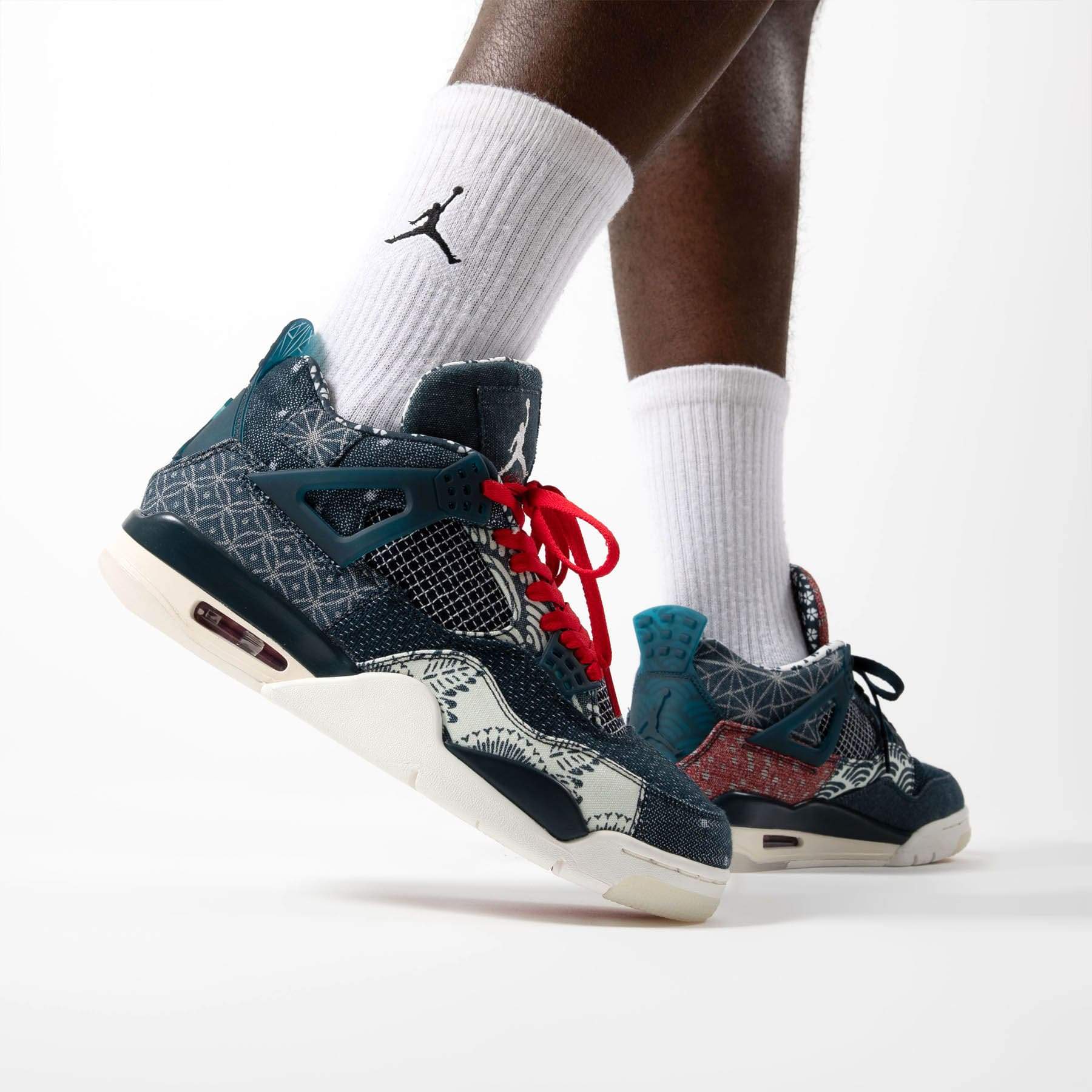 Air Jordan 4 Retro SE 'Sashiko' — UK 3 | EU 35.5 | US 3.5 — Lifestyle View