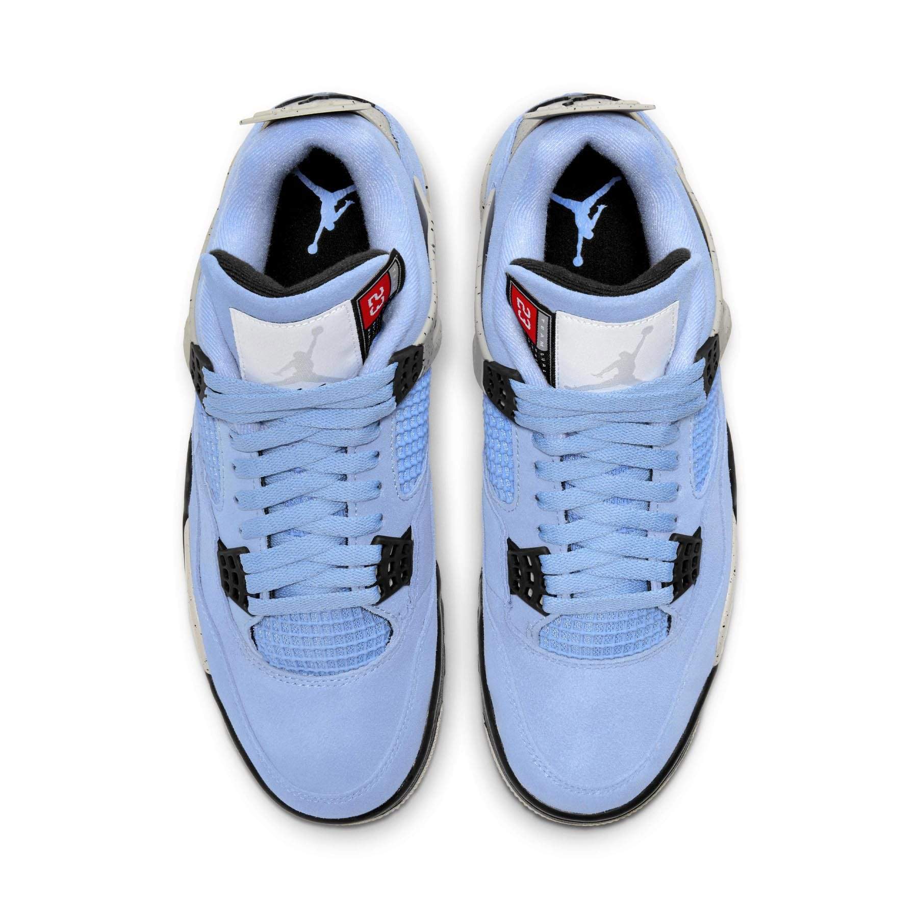 Air Jordan 4 Retro 'University Blue' — UK 3 | EU 35.5 | US 3.5 — Back View