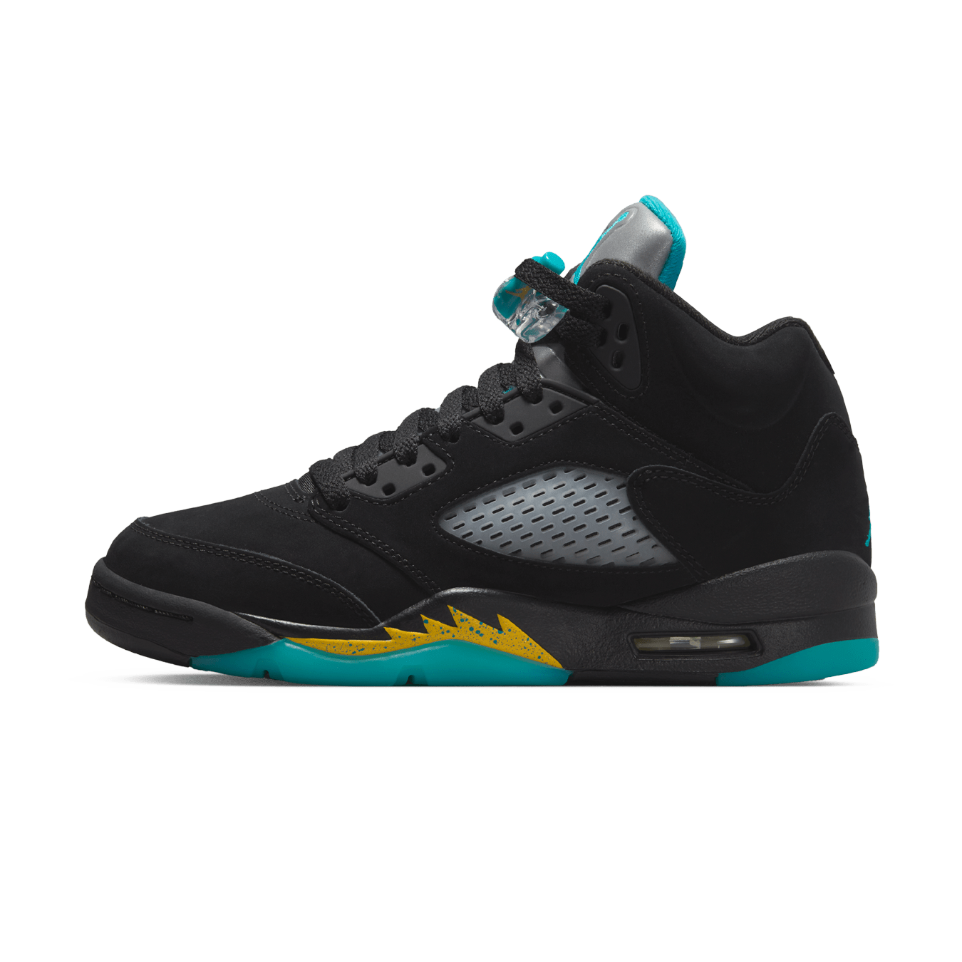 Air Jordan 5 Retro GS 'Aqua' — UK 13.5 | EU 32 | US 1Y — Front View