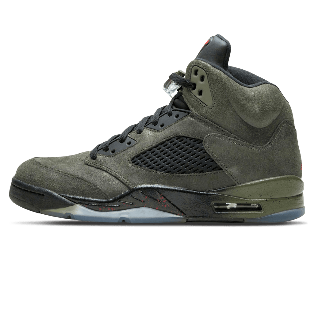 Air Jordan 5 Retro 'Fear' — UK 3 | EU 35.5 | US 3.5 — Front View