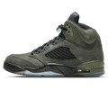 Air Jordan 5 Retro 'Fear' — UK 3 | EU 35.5 | US 3.5 — Front View