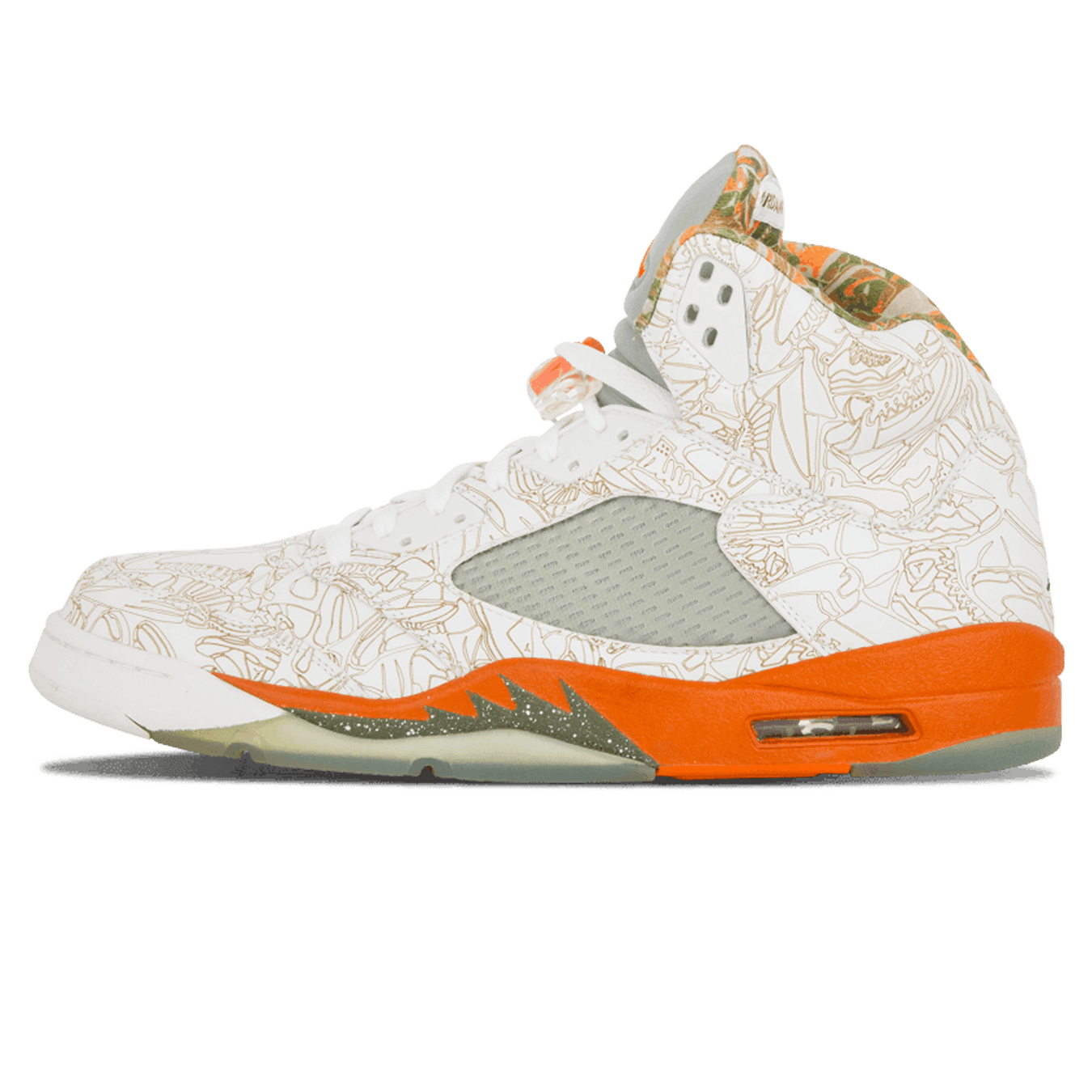 Air Jordan 5 Retro RA 'Laser' — UK 3 | EU 35.5 | US 3.5 — Front View