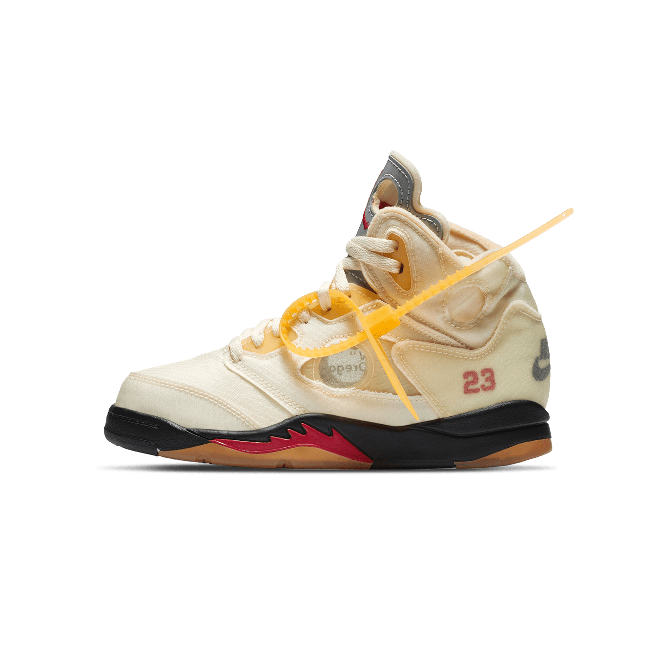 Off-White x Air Jordan 5 Retro SP PS 'Sail' — UK 10C | EU 27.5 | US 10.5C — Front View