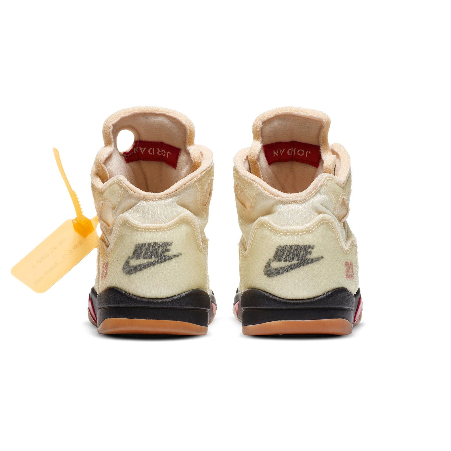 Off-White x Air Jordan 5 Retro SP PS 'Sail' — UK 10C | EU 27.5 | US 10.5C — Top View