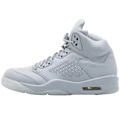 Air Jordan 5 Premium Pure Platinum — UK 3 | EU 35.5 | US 3.5 — Front View