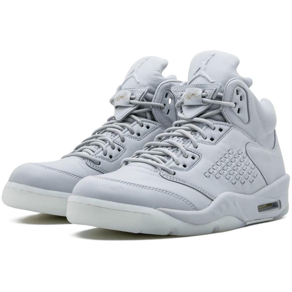 Air Jordan 5 Premium Pure Platinum — UK 3 | EU 35.5 | US 3.5 — Side View