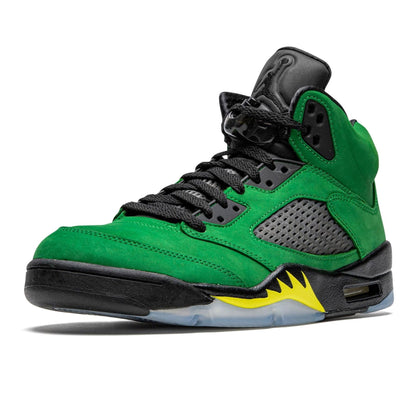 Air Jordan 5 Retro SE 'Oregon' — UK 3 | EU 35.5 | US 3.5 — Top View