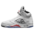 AIR JORDAN 5 RETRO SUPREME "SUPREME" WHITE — UK 3 | EU 35.5 | US 3.5 — Front View