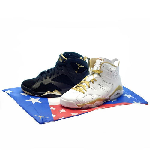 Air Jordan - Golden Moments Pack 6 - 7 Retro — UK 3 | EU 35.5 | US 3.5 — Side View