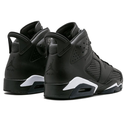 Air Jordan 6 Retro Black Cat — UK 3 | EU 35.5 | US 3.5 — Top View