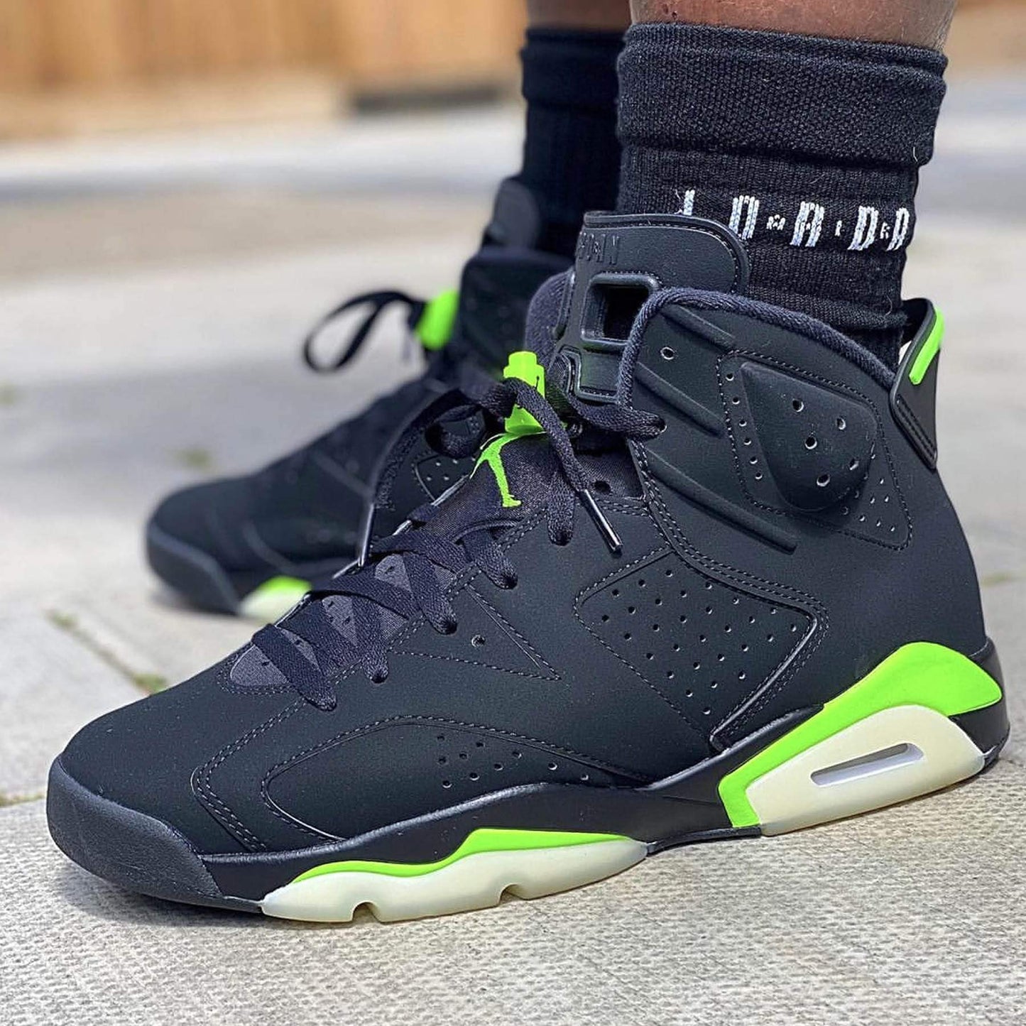 Air Jordan 6 Retro 'Electric Green' — UK 3 | EU 35.5 | US 3.5 — Lifestyle View
