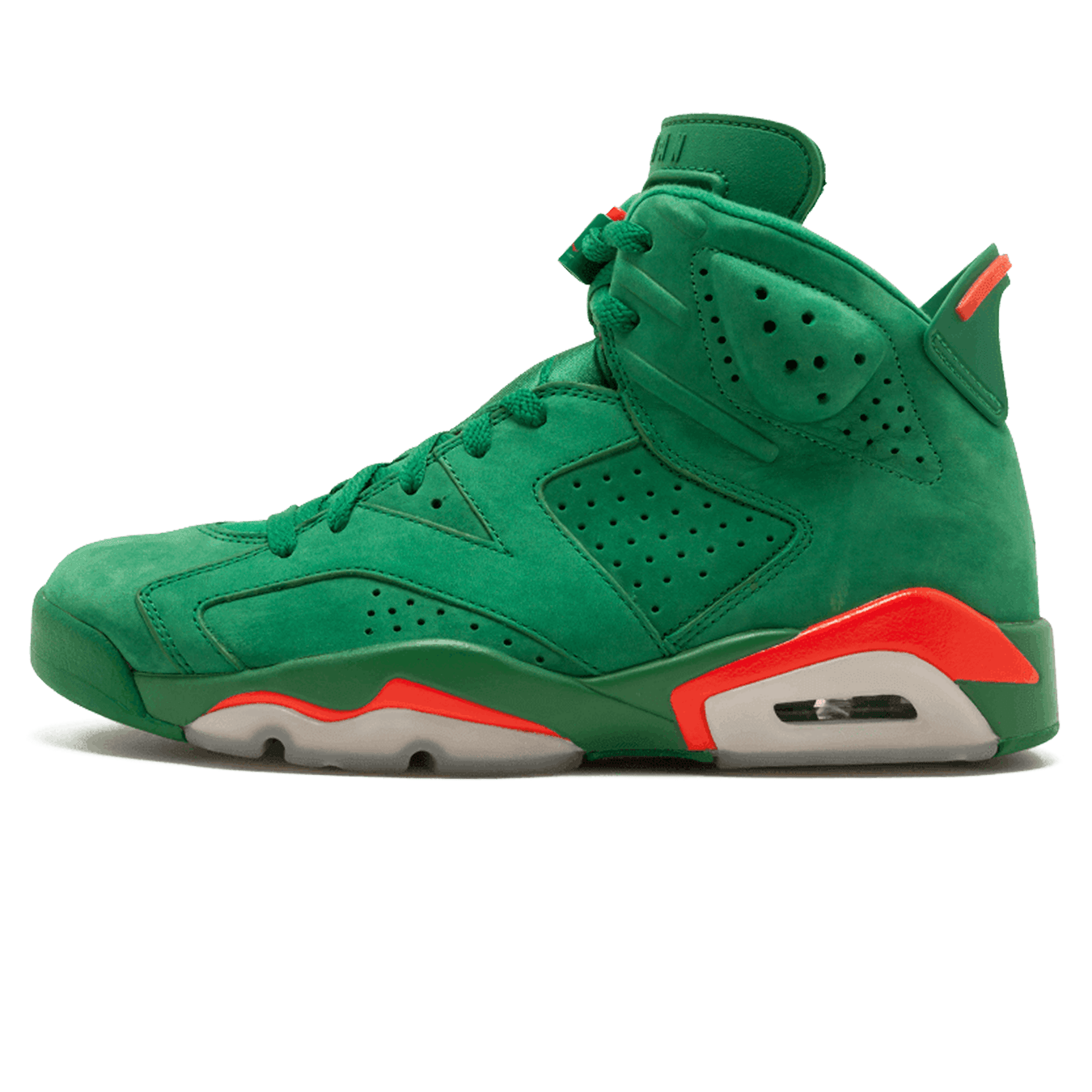 Air Jordan 6 Retro NRG 'Green Suede Gatorade' — UK 3 | EU 35.5 | US 3.5 — Front View