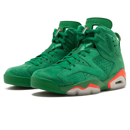 Air Jordan 6 Retro NRG 'Green Suede Gatorade' — UK 3 | EU 35.5 | US 3.5 — Side View