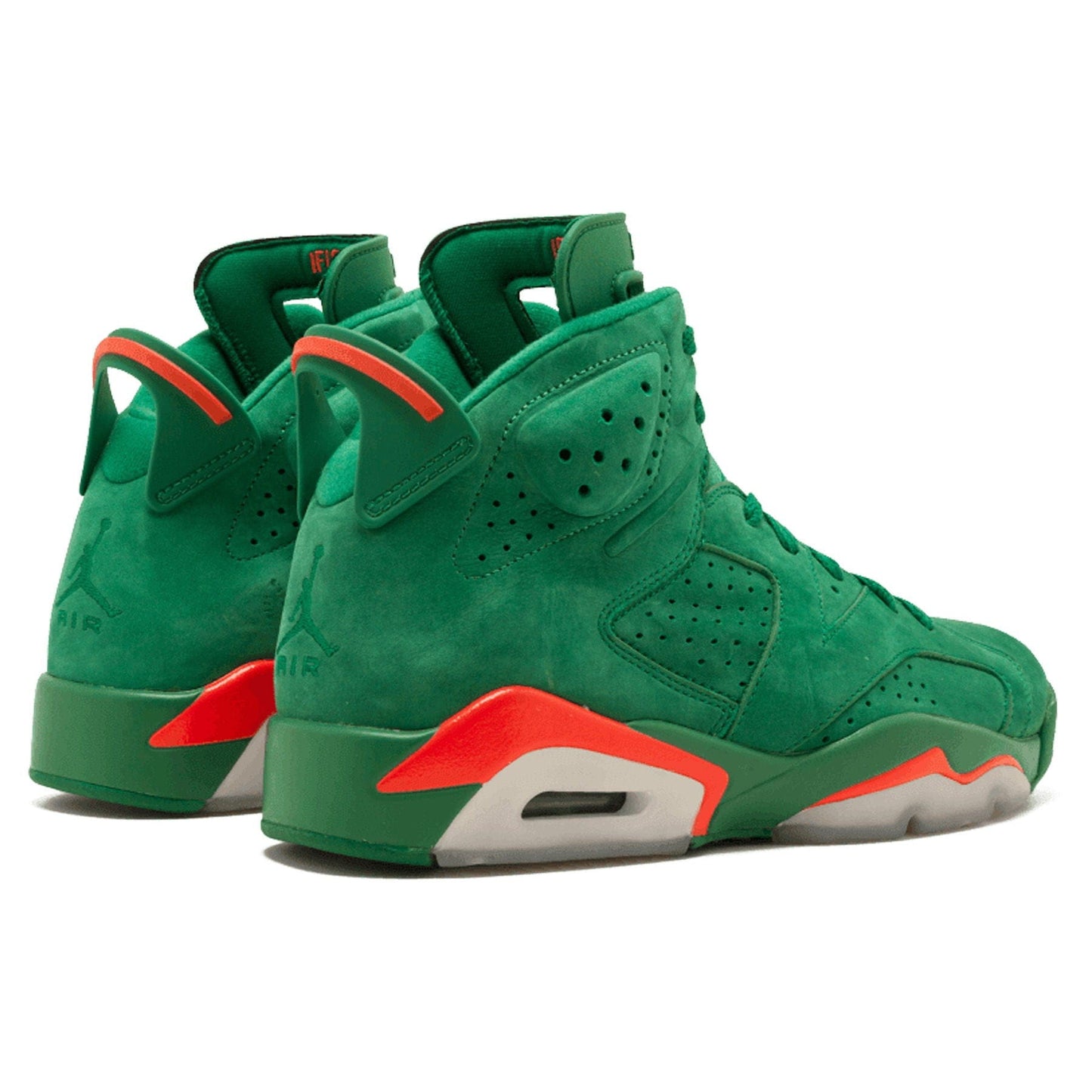Air Jordan 6 Retro NRG 'Green Suede Gatorade' — UK 3 | EU 35.5 | US 3.5 — Back View