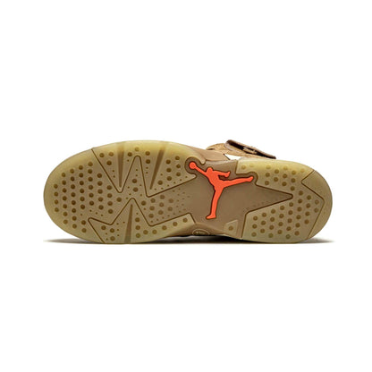 Travis Scott x Air Jordan 6 Retro PS 'British Khaki' — UK 10C | EU 27.5 | US 10.5C — Lifestyle View