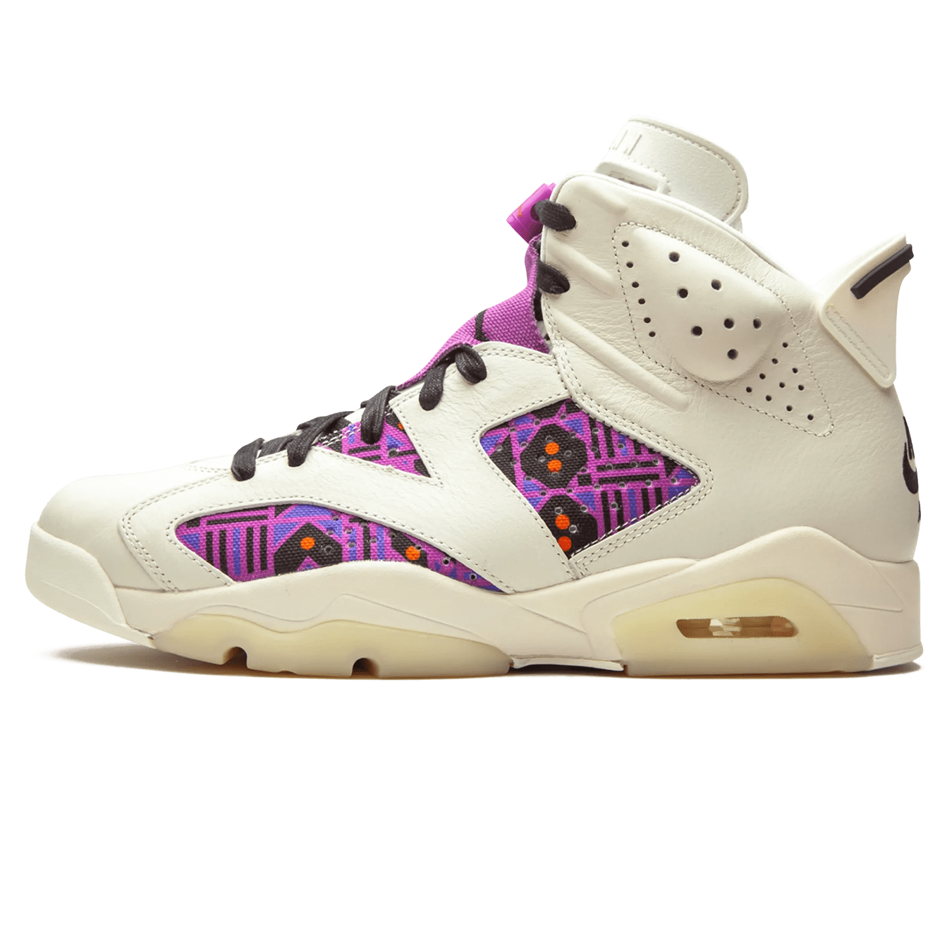 Air Jordan 6 Retro 'Quai 54 - Purple' — UK 3 | EU 35.5 | US 3.5 — Front View