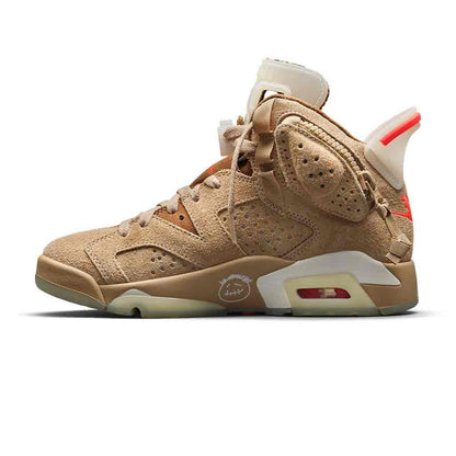 Air Jordan 6 Retro Travis Scott British Khaki — 6 UK — Side View