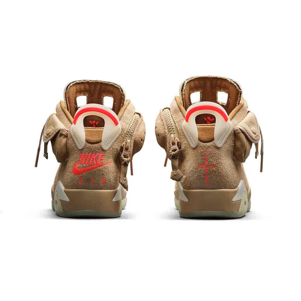 Air Jordan 6 Retro Travis Scott British Khaki — 6 UK — Detail View