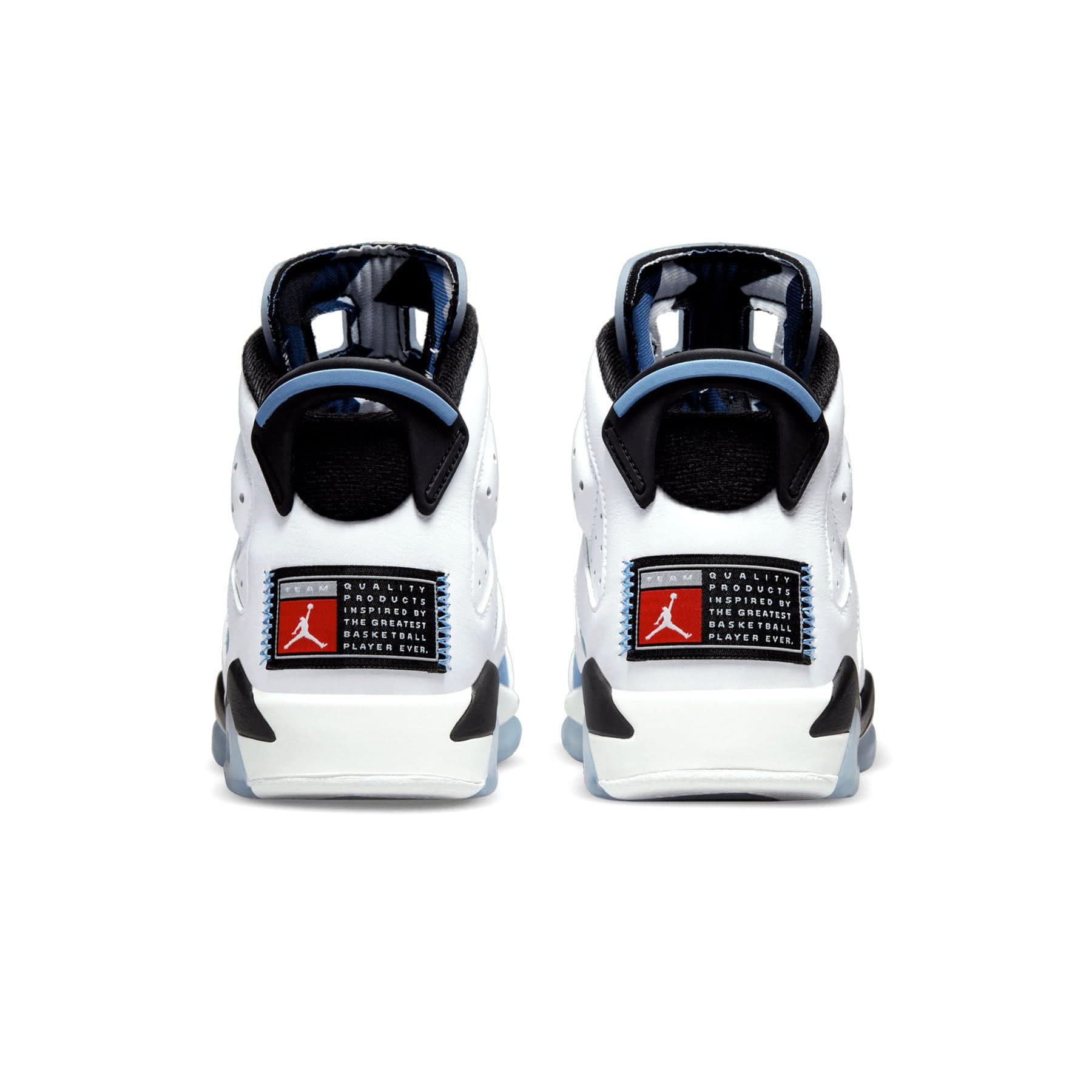Air Jordan 6 Retro GS 'UNC Home' — UK 13.5 | EU 32 | US 1Y — Top View