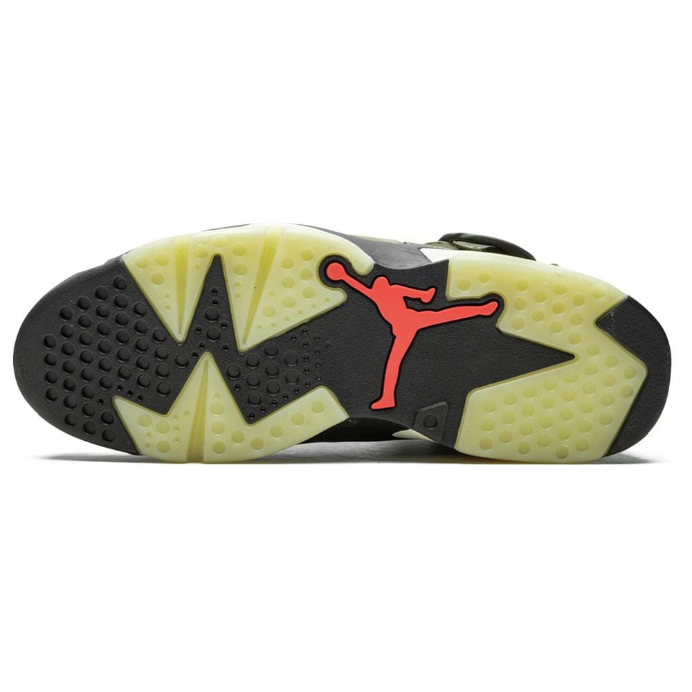 Travis Scott x Air Jordan 6 Retro 'Olive' — UK 3 | EU 35.5 | US 3.5 — Detail View