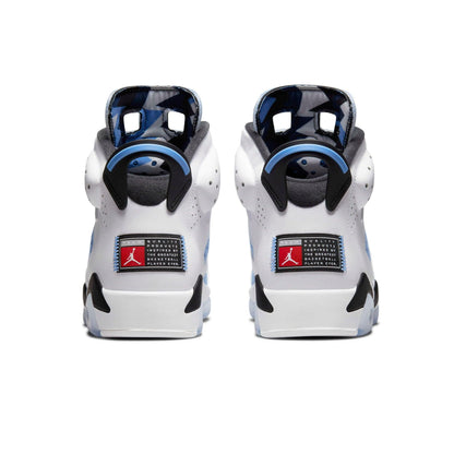 Air Jordan 6 Retro 'UNC Home' — UK 3 | EU 35.5 | US 3.5 — Top View