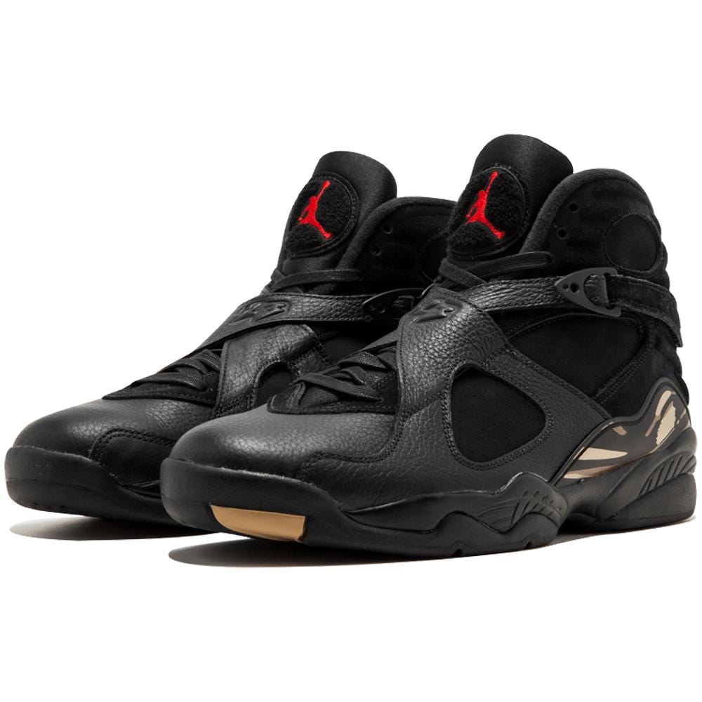 Air Jordan 8 OVO Black — UK 3 | EU 35.5 | US 3.5 — Side View