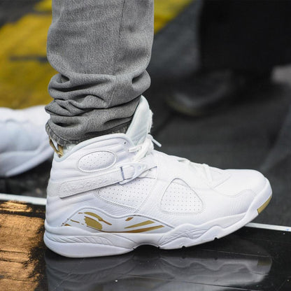 Air Jordan 8 OVO White — UK 3 | EU 35.5 | US 3.5 — Side View